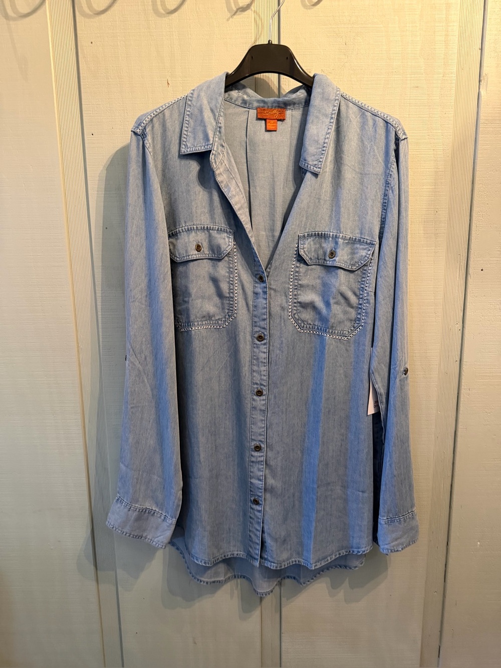 Scully Honey Creek X Stitch Blouse